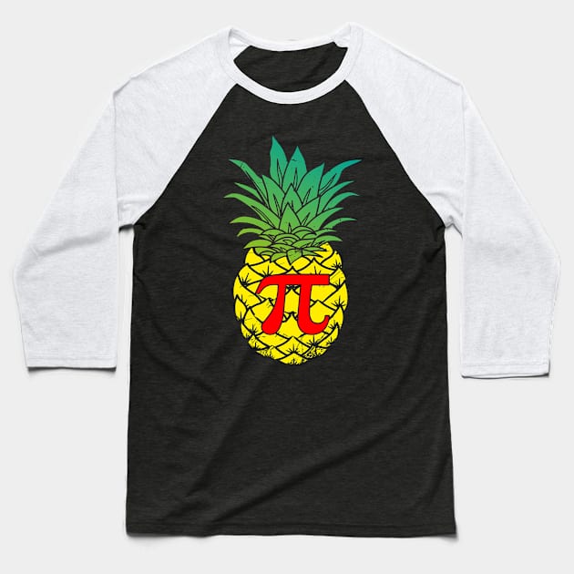 funny pineapple pi day Baseball T-Shirt by Family